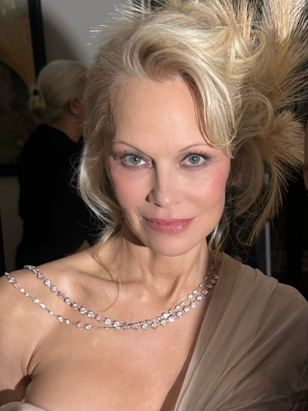 Pamela Anderson Returns To Make-Up – But Not As You Know It – For The Met